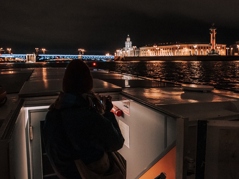 Ночной круиз «Весь Петербург» каналы+разводные мосты